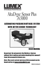 Lumex AltaDyne Sensor Plus 765000 User Manual preview