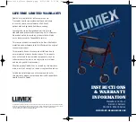 Lumex ConTour RJ4402  Series Instructions & Warranty Information preview