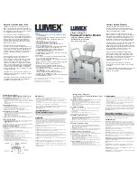 Предварительный просмотр 1 страницы Lumex LUMEX 7955A User Instructions