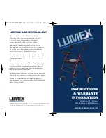 Lumex Walkabout LT RJ4300 Series Instructions preview