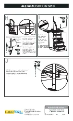 Предварительный просмотр 3 страницы Lumi-O InnovaPlas Aquarius Deck 5010 Manual