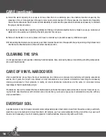 Preview for 16 page of Lumi-O spa-O Owner'S Manual