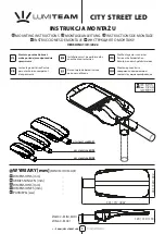 LUMI TEAM CITY STREET LED Mounting Instructions предпросмотр