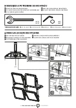 Предварительный просмотр 6 страницы LUMI TEAM SQUARE LED FLOODLIGHT Mounting Instructions