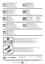 Предварительный просмотр 12 страницы LUMI TEAM SQUARE LED FLOODLIGHT Mounting Instructions