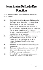 Предварительный просмотр 11 страницы Lumia Delicado User Manual