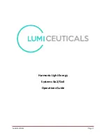 LumiCeuticals LumiVibe Go2 Operation Manual предпросмотр