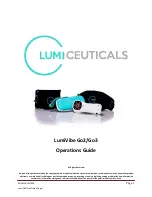 LumiCeuticals LumiVibe Go2 Operation Manual предпросмотр