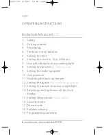 Preview for 2 page of Lumie Bodyclock Advanced 200 Operating Instructions Manual