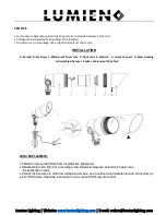 Предварительный просмотр 3 страницы LUMIEN CORE D6B1 Instruction Manual