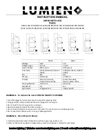 LUMIEN D3A1-12W-27K-BZ Instruction Manual preview