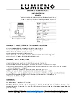 LUMIEN M4B5-5.5W-27K-R Instruction Manual предпросмотр