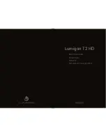 Предварительный просмотр 1 страницы Lumigon T2 HD Quick Start Manual