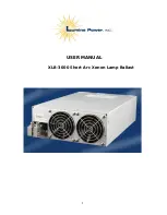 Preview for 1 page of Lumina Power XLB-3000 User Manual