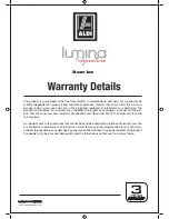 Предварительный просмотр 3 страницы Lumina DB 5000 Instruction Manual