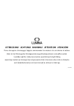 Предварительный просмотр 6 страницы Lumina LIZ TERRA Instructions Manual