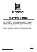 Preview for 3 page of Lumina TU-H3901 Instruction Manual