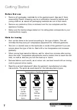 Preview for 8 page of Lumina TU-H3901 Instruction Manual