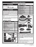 Preview for 3 page of Luminance Brands CF500AP00 Owner'S Manual