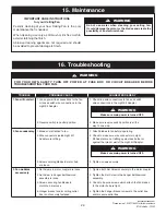 Preview for 29 page of Luminance Brands CF590GRT00 Owner'S Manual