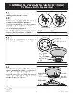 Предварительный просмотр 8 страницы Luminance Brands kathy ireland ASHLAND CF717AORB02 Owner'S Manual