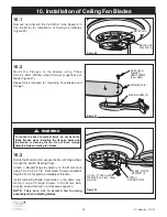 Предварительный просмотр 14 страницы Luminance Brands kathy ireland ASHLAND CF717AORB02 Owner'S Manual