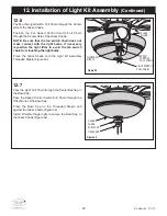 Предварительный просмотр 20 страницы Luminance Brands kathy ireland ASHLAND CF717AORB02 Owner'S Manual