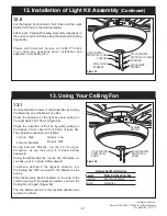 Предварительный просмотр 21 страницы Luminance Brands kathy ireland ASHLAND CF717AORB02 Owner'S Manual