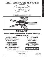 Предварительный просмотр 57 страницы Luminance Brands kathy ireland ASHLAND CF717AORB02 Owner'S Manual