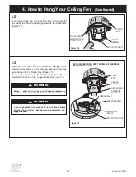 Preview for 12 page of Luminance Brands kathy ireland ASTOR CF235BQ00 Owner'S Manual