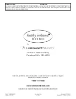 Preview for 72 page of Luminance Brands kathy ireland HOME CF145LBS00 Owner'S Manual