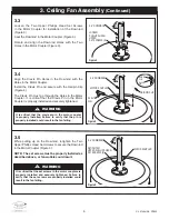 Предварительный просмотр 6 страницы Luminance Brands kathy ireland HOME CF654ORB01 Owner'S Manual