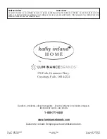 Предварительный просмотр 92 страницы Luminance Brands Kathy Ireland Home CF766LBQ00 Owner'S Manual