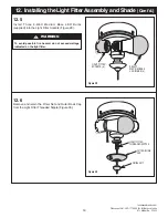 Предварительный просмотр 19 страницы Luminance Brands kathy ireland home CF835AP00 Owner'S Manual