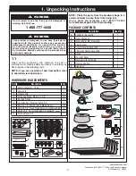 Предварительный просмотр 3 страницы Luminance Brands Kathy Ireland Home CF840BQ00 Owner'S Manual