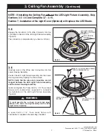 Предварительный просмотр 7 страницы Luminance Brands Kathy Ireland Home CF840BQ00 Owner'S Manual