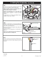 Предварительный просмотр 8 страницы Luminance Brands Kathy Ireland Home CF840BQ00 Owner'S Manual