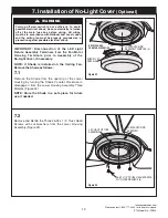 Предварительный просмотр 19 страницы Luminance Brands Kathy Ireland Home CF840BQ00 Owner'S Manual