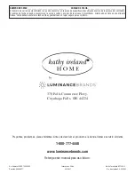 Preview for 60 page of Luminance Brands kathy ireland HOME CF930LBS00 Owner'S Manual