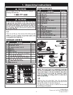 Preview for 3 page of Luminance Brands Kathy Ireland Home Highpointe LED CF205LBQ01 Owner'S Manual