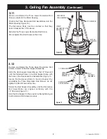 Preview for 8 page of Luminance Brands Kathy Ireland Home Highpointe LED CF205LBQ01 Owner'S Manual