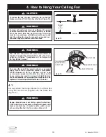 Preview for 10 page of Luminance Brands Kathy Ireland Home Highpointe LED CF205LBQ01 Owner'S Manual