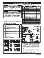 Preview for 63 page of Luminance Brands Kathy Ireland Home Highpointe LED CF205LBQ01 Owner'S Manual