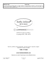 Предварительный просмотр 90 страницы Luminance Brands Kathy Ireland Home Highpointe LED CF205LBQ01 Owner'S Manual