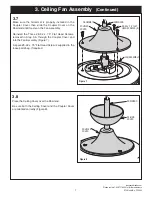 Предварительный просмотр 7 страницы Luminance Brands kathy ireland HOME MIDWAY ECO LED CF955LBS00 Owner'S Manual