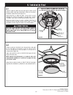 Предварительный просмотр 41 страницы Luminance Brands kathy ireland HOME MIDWAY ECO LED CF955LBS00 Owner'S Manual