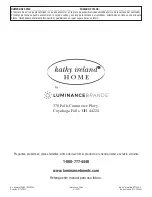 Предварительный просмотр 52 страницы Luminance Brands kathy ireland HOME MIDWAY ECO LED CF955LBS00 Owner'S Manual