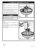 Предварительный просмотр 8 страницы Luminance Brands kathy ireland HOME Summerhaven LED CF850GES01 Owner'S Manual