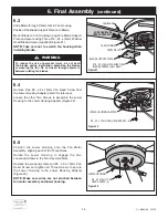 Предварительный просмотр 14 страницы Luminance Brands kathy ireland HOME Summerhaven LED CF850GES01 Owner'S Manual