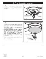 Предварительный просмотр 16 страницы Luminance Brands kathy ireland HOME Summerhaven LED CF850GES01 Owner'S Manual